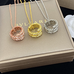 BV Serpenti Viper Necklace - Gorchic - $44.99