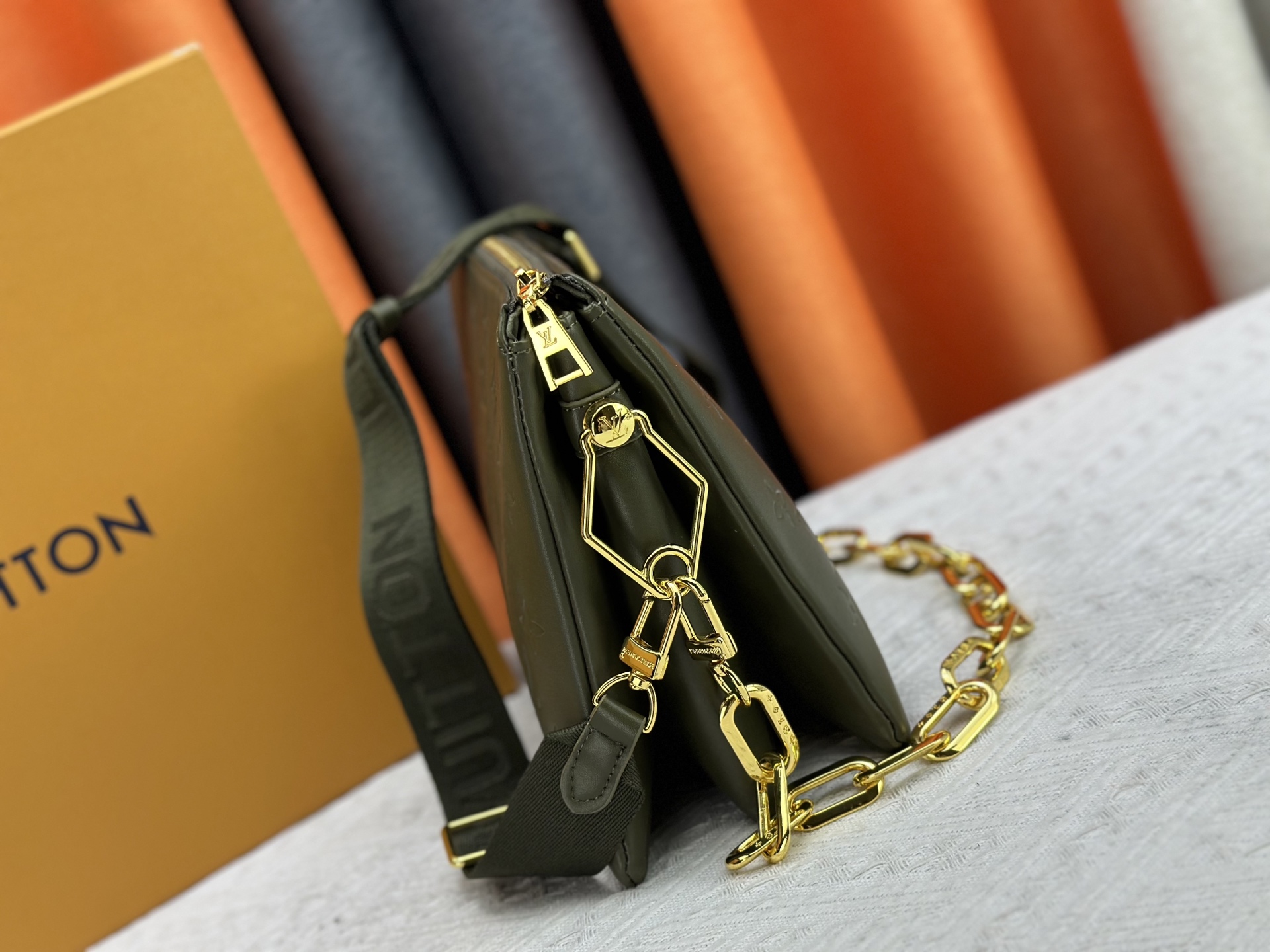 Designer Coussin MM Green - Handbag - Gorchic - $141.99