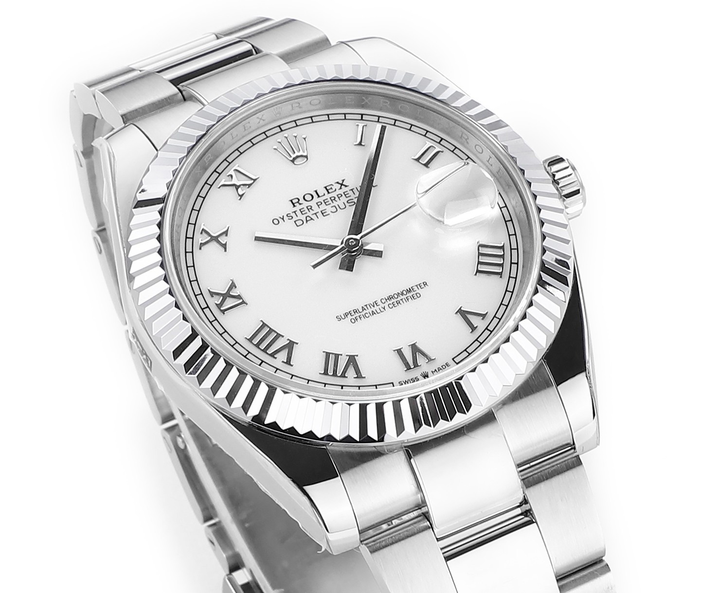 Rolex Datejust Rolex watch, Oystersteel, White Gold, Classic Size - Gorchic - $99.99