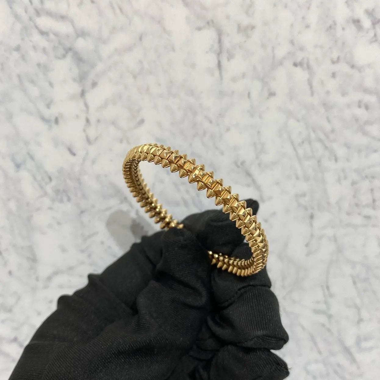 Cartie Clash de Cartyer bracelet, Yellow gold, Small model - Gorchic - $48.99