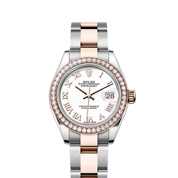 Rolex Datejust Rolex watch, Oystersteel, Rose Gold, Diamonds, Classic Size - Gorchic - $118.99