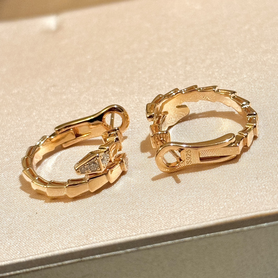 BV Serpenti Viper Earrings - Gorchic - $44.99