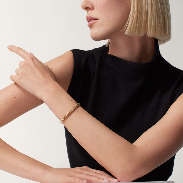Cartie Clash de Cartyer bracelet, Yellow gold, Small model - Gorchic - $48.99