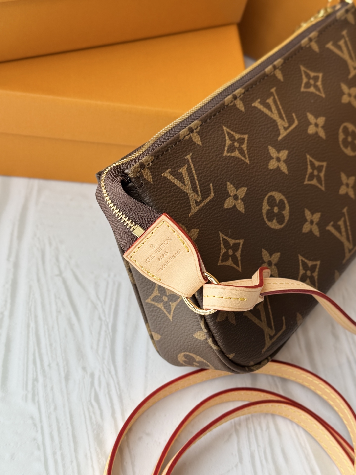 [TOP]Designer Bags Pochette Acc Shoulder Bag/Handbag - Brown - Gorchic - $147.99