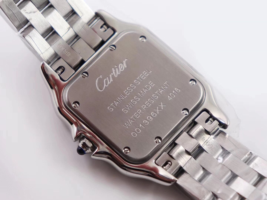 Cartyer Panthère de Cartyer watch, White Gold, Diamond, Small Model - Gorchic - $120.99