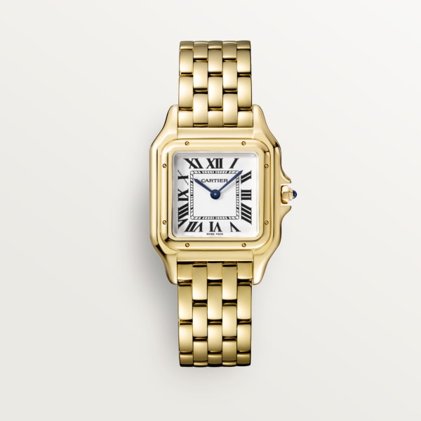Cartyer Panthère de Cartyer watch, Yellow Gold, Medium Model - Gorchic - $120.99