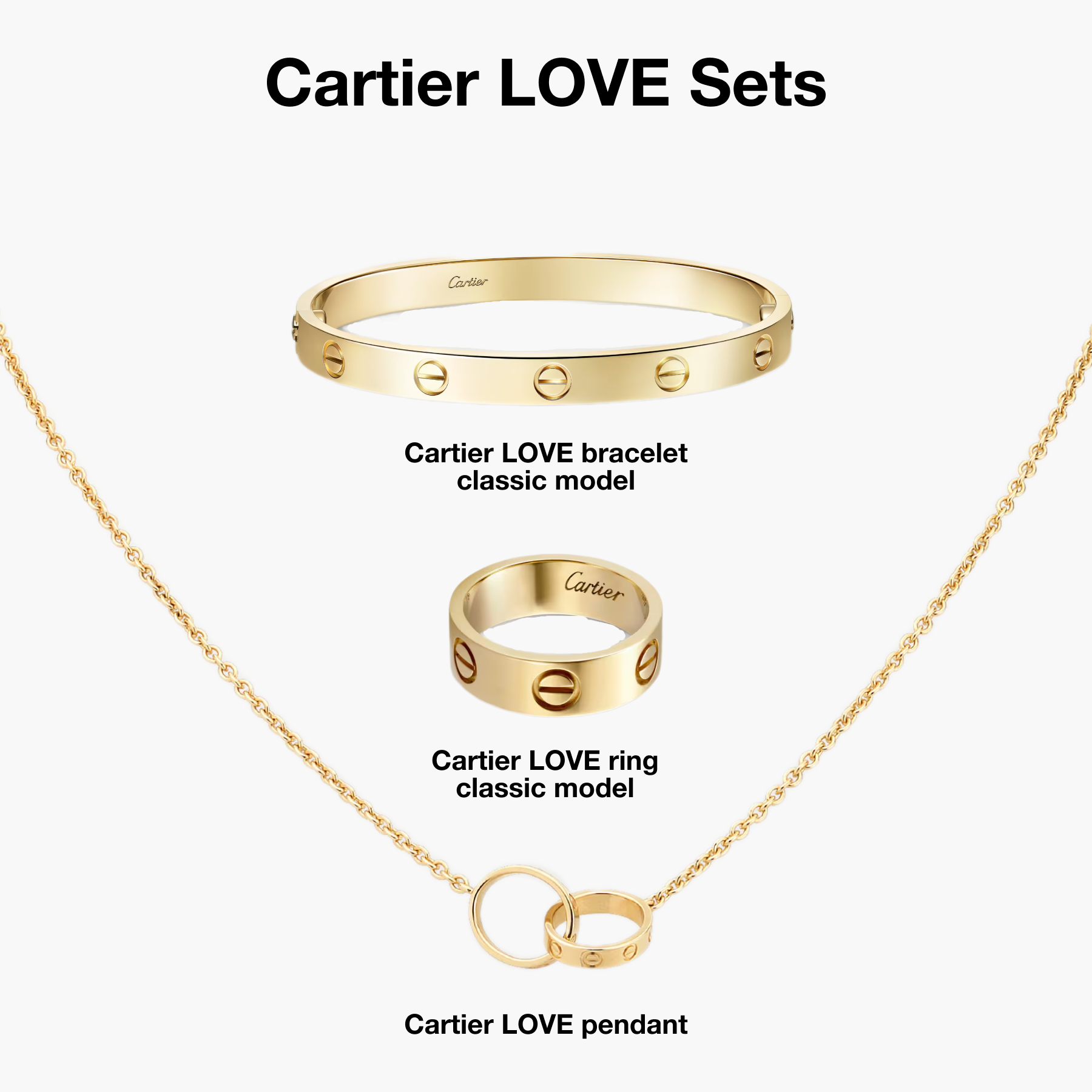 Cartyer LOVE Sets - Gorchic - $124.99