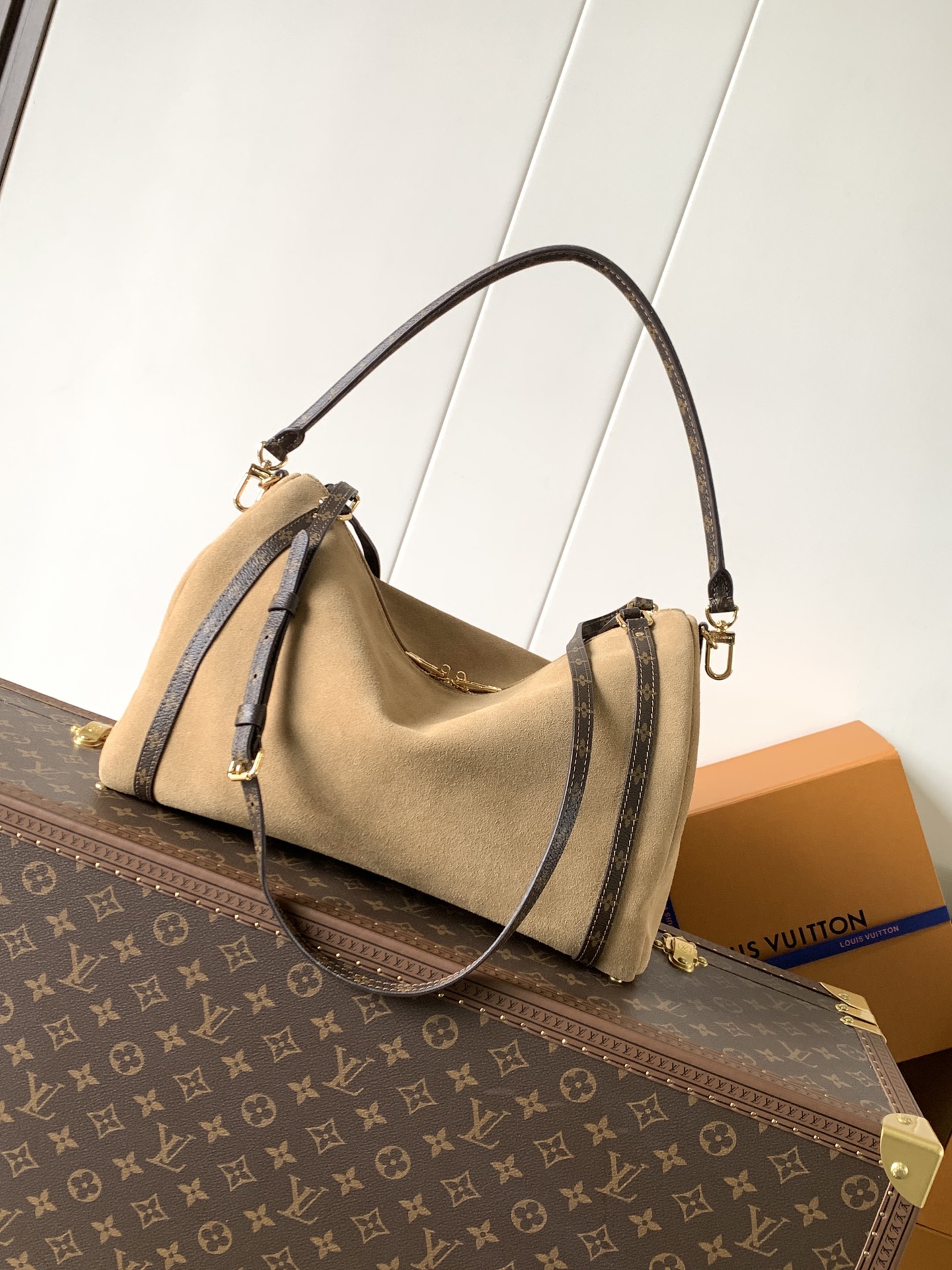 [TOP]Designer Express MM Bag - Monogram/Hazelnut color - Gorchic - $435.99
