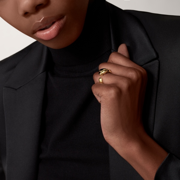 Cartyer Panthère de Cartyer ring, medium model - Gorchic - $39.99