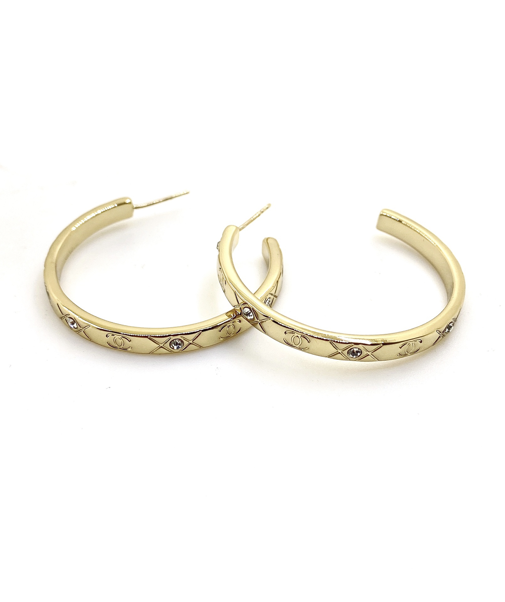 CC Inspired Circular earrings - Gorchic - $44.99