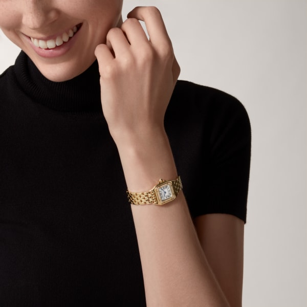Cartyer Panthère de Cartyer watch, Yellow Gold, Diamond, Small Model - Gorchic - $120.99