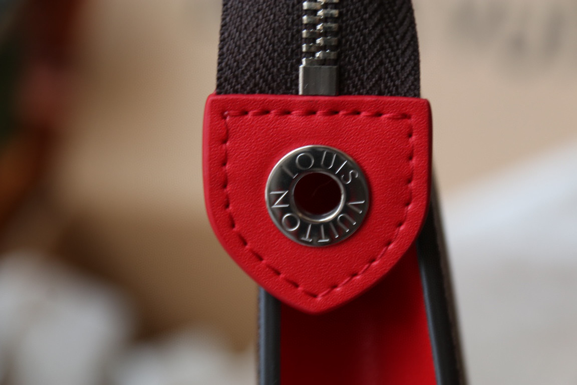 [TOP]Designer Monogram Pochette Voyage MM Clutch Bag - Sari Red - Gorchic - $142.99