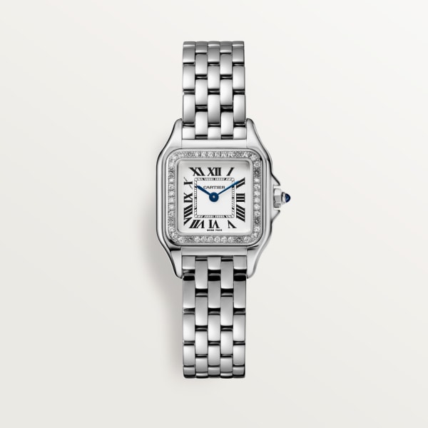 Cartyer Panthère de Cartyer watch, White Gold, Diamond, Small Model - Gorchic - $120.99