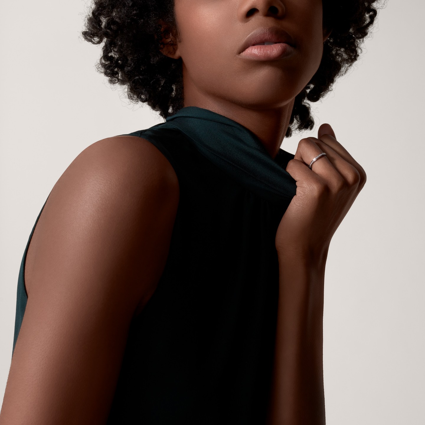 Cartyer d'Amour wedding ring Cartyer ring, White gold, diamonds - Gorchic - $39.99