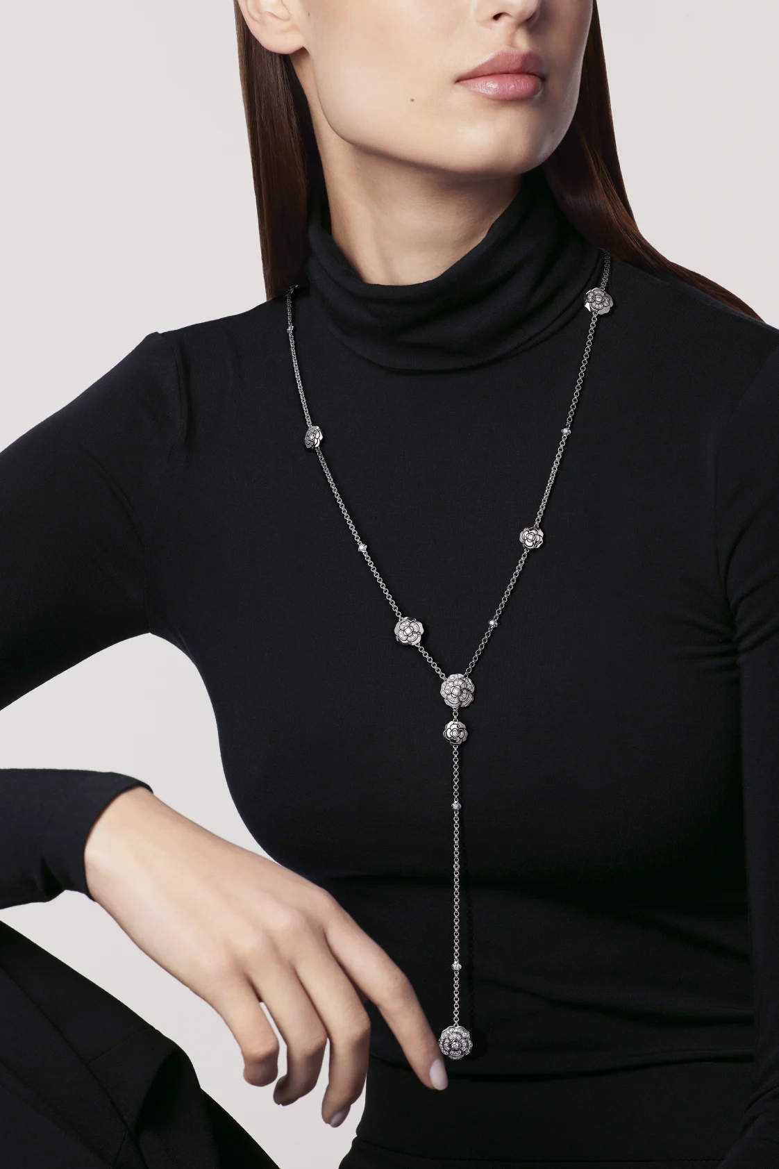 CC Inspired  Les infinis de Camélia necklace - Gorchic - $44.99