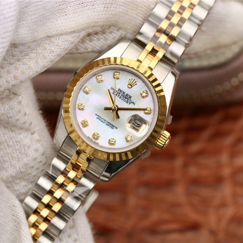 Rolex Datejust Rolex watch, Oystersteel, Yellow Gold, Classic Size - Gorchic - $130.99