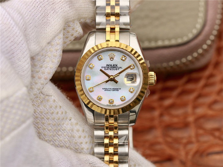 Rolex Datejust Rolex watch, Oystersteel, Yellow Gold, Classic Size - Gorchic - $130.99
