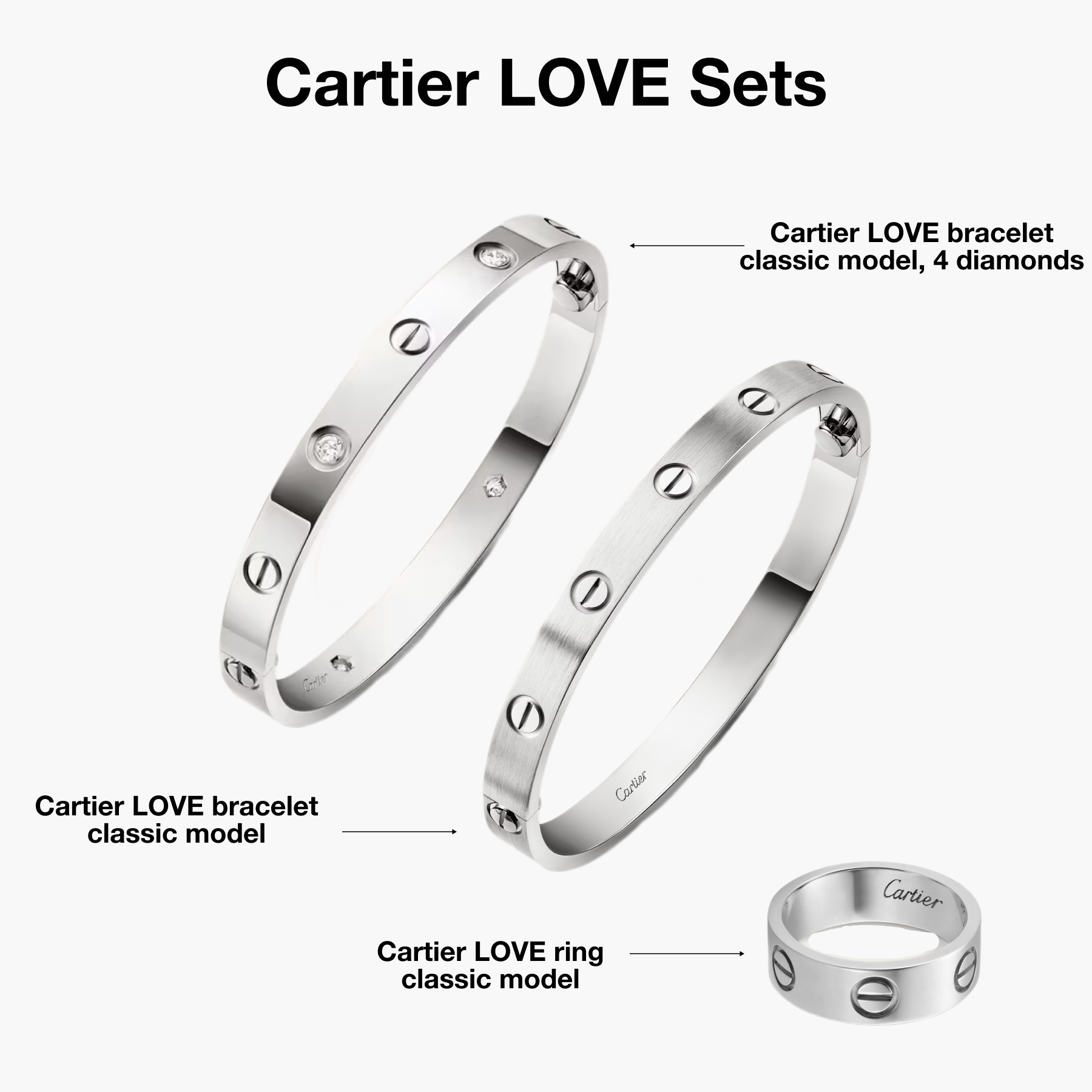 Cartyer LOVE Sets - Gorchic - $128.99