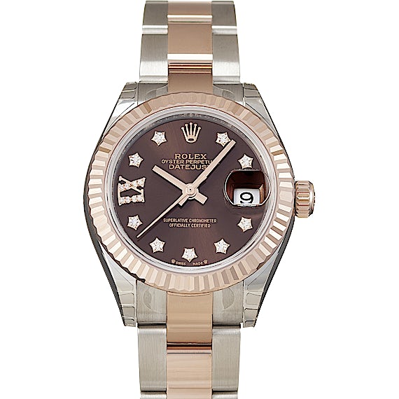 Rolex Datejust Rolex watch, Oystersteel, Rose Gold, Classic Size - Gorchic - $118.99