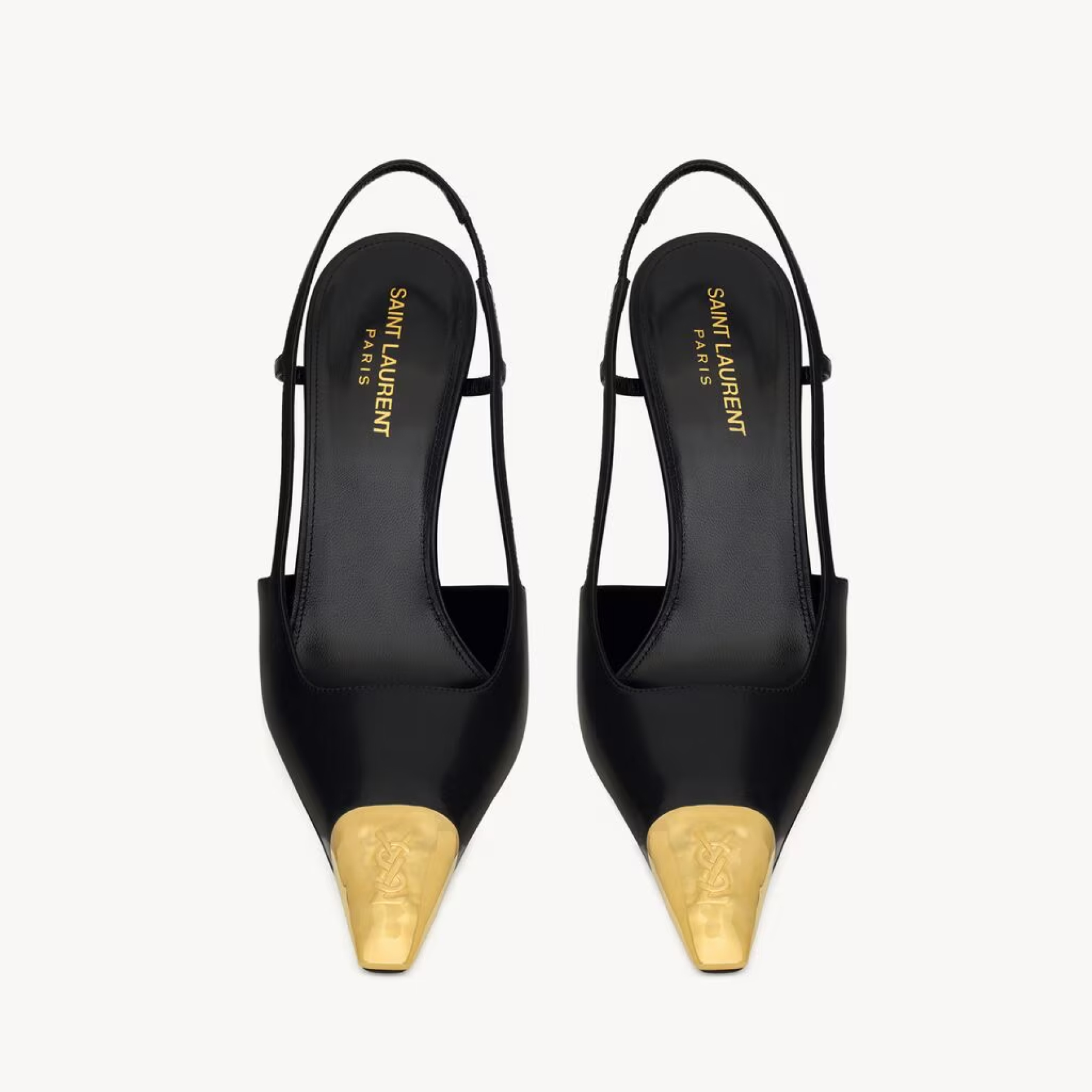 Lady Designer Bag JEANNE slingback pumps in smooth leather-Shoes - Gorchic - $189.99