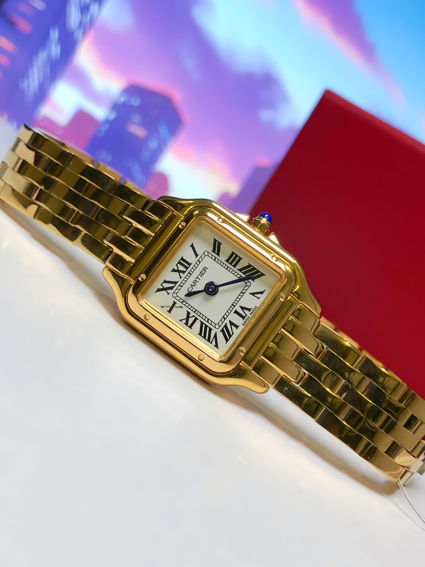 Cartyer Panthère de Cartyer watch, Yellow Gold, Small Model - Gorchic - $120.99
