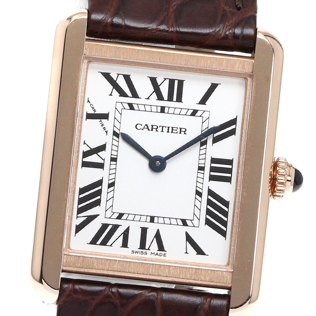 Cartyer Tank Louis Cartyer watch, Rose Gold, Medium Model - Gorchic - $125.99