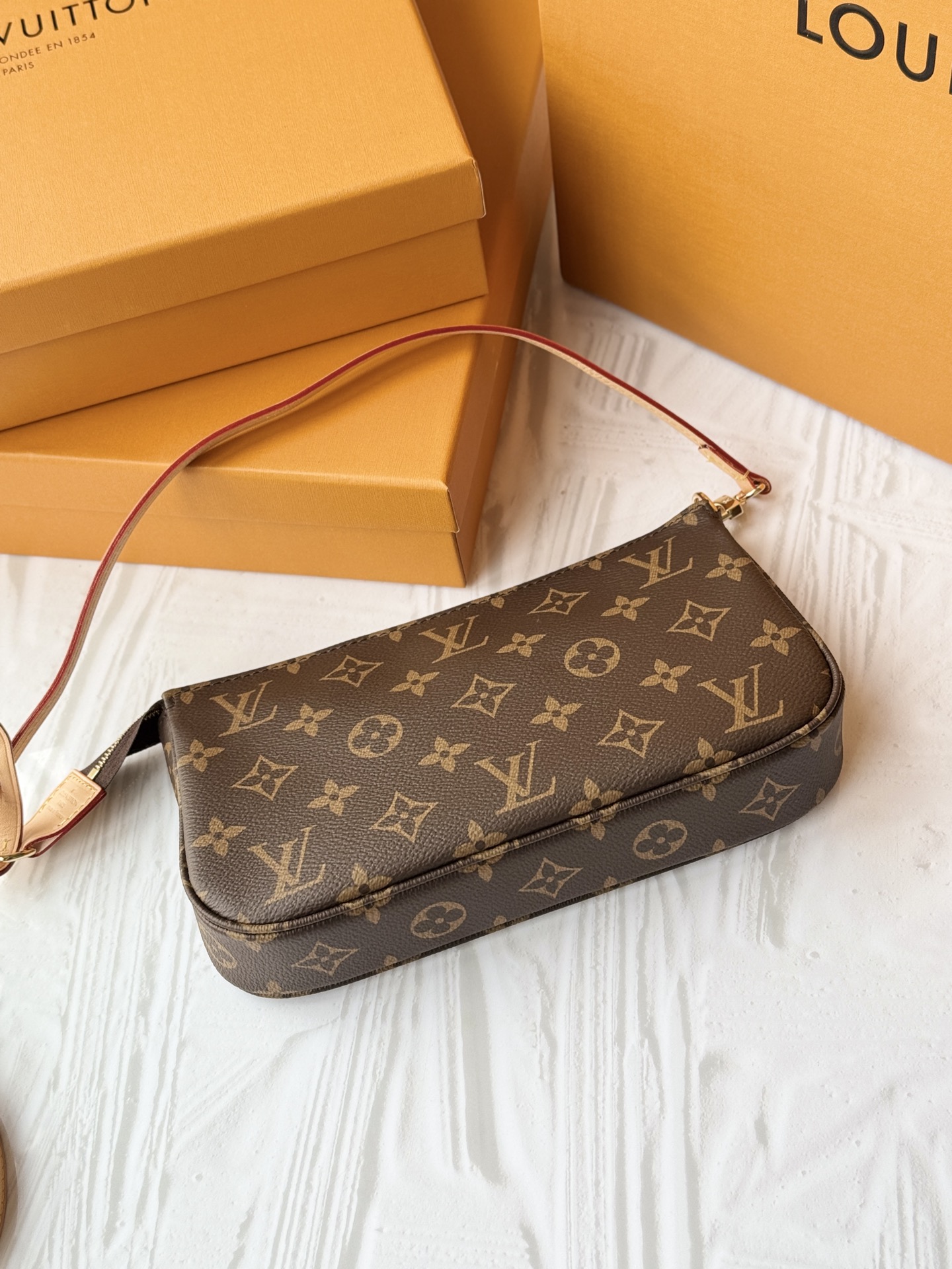 [TOP]Designer Bags Pochette Acc Shoulder Bag/Handbag - Brown - Gorchic - $147.99