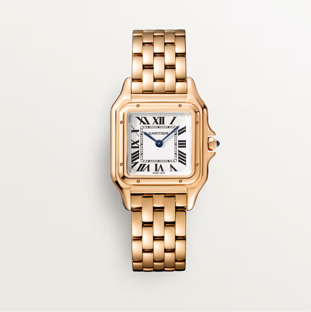 Cartyer Panthère de Cartyer watch, Rose gold, Meduim Model - Gorchic - $120.99