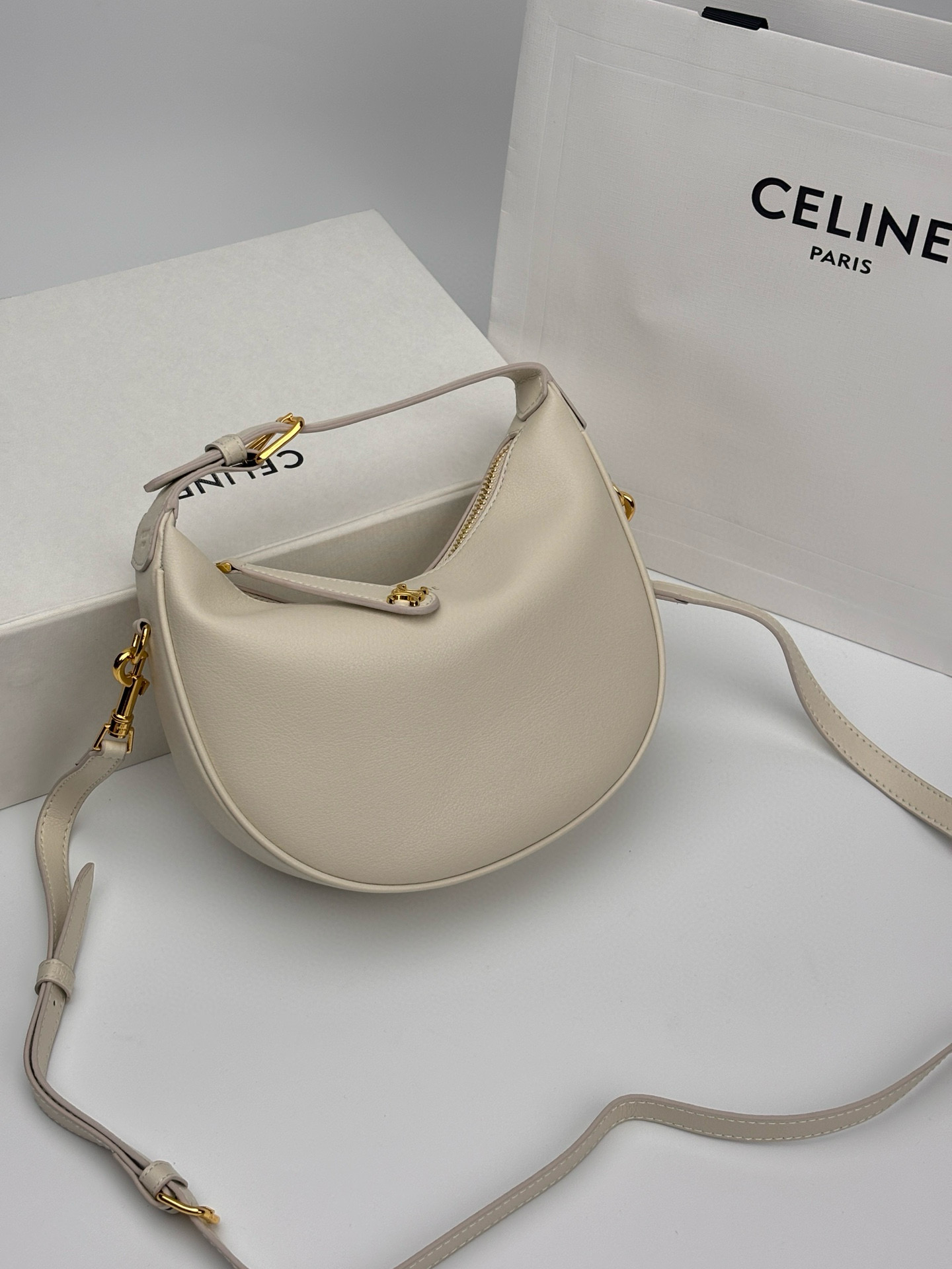 Teen CL Lulu IN Grained Calfskin Bag- Rice - Gorchic - $139.99