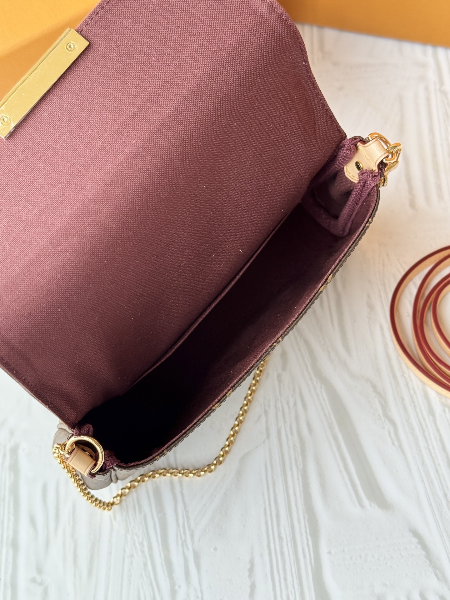 [TOP]Designer Bag GHW Favorite MM Shoulder Bag - Brown - Gorchic - $195.99