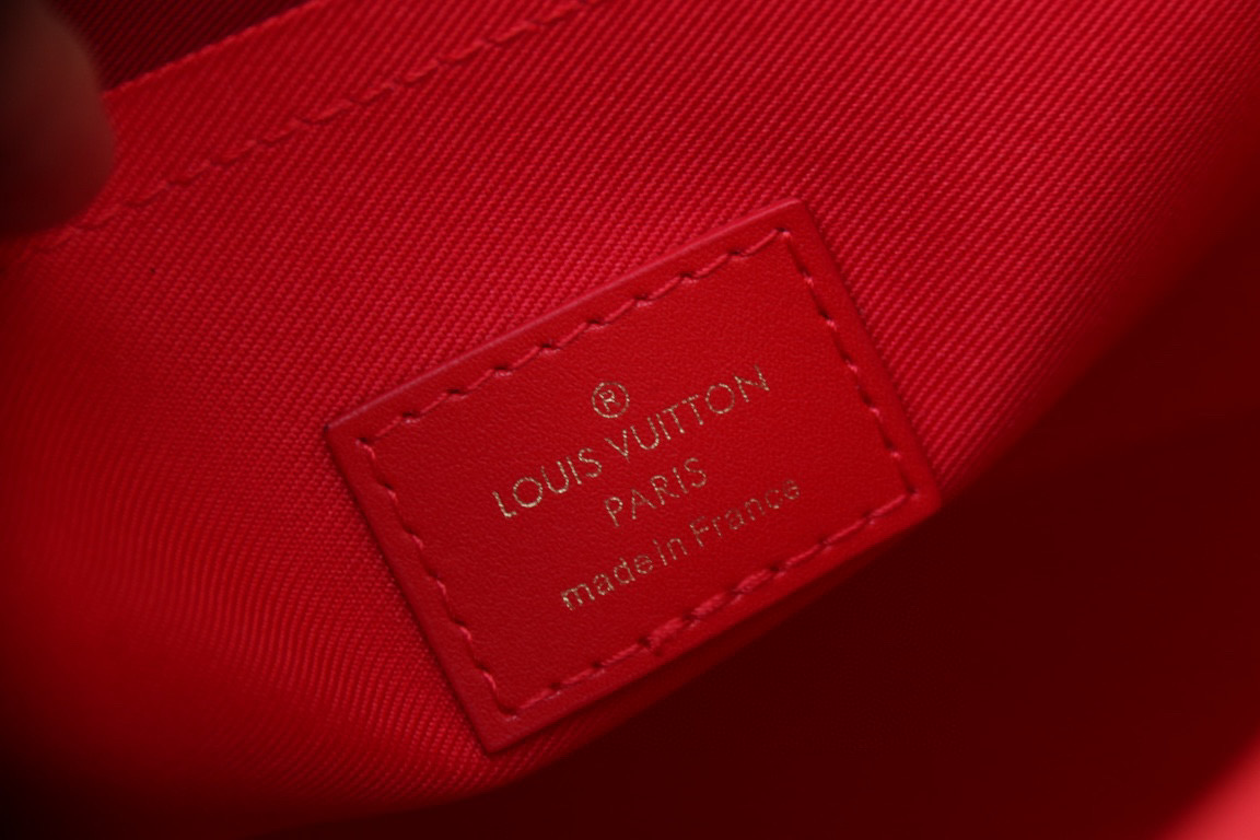 [TOP]Designer Monogram Pochette Voyage MM Clutch Bag - Sari Red - Gorchic - $142.99