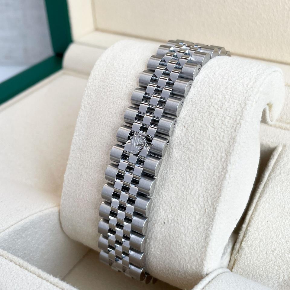 Rolex Datejust Rolex watch, Oystersteel, White Gold, Diamonds, Classic Size - Gorchic - $109.99