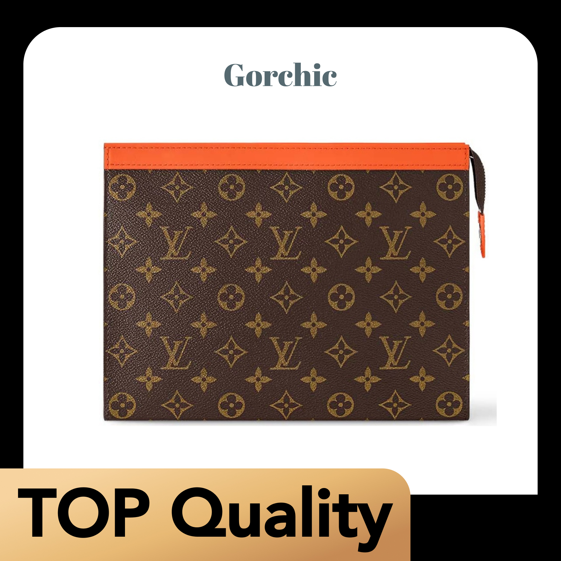 [TOP]Designer Pochette Voyage MM Colormania Orange - Gorchic - $142.99