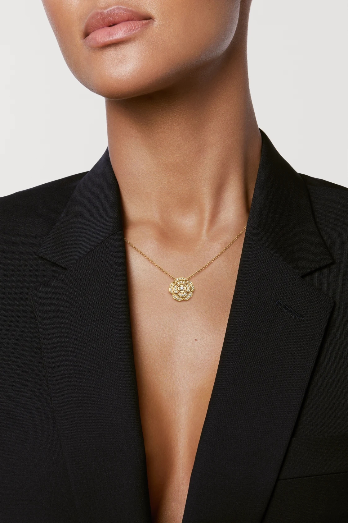 CC Inspired Bouton de Camélia necklace - Gorchic - $44.99