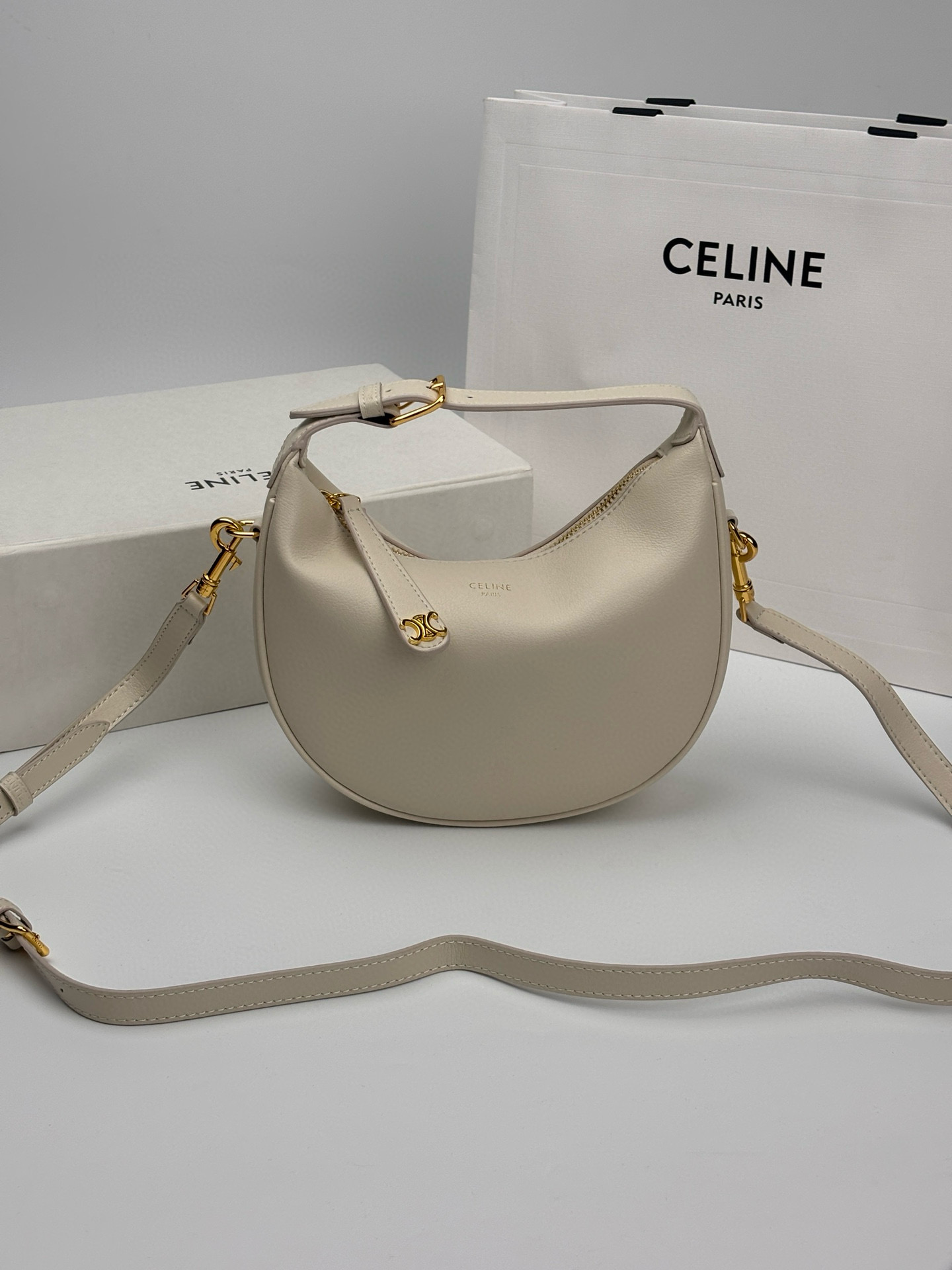 Teen CL Lulu IN Grained Calfskin Bag- Rice - Gorchic - $139.99