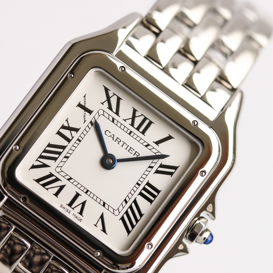 Cartyer Panthère de Cartyer watch, White Gold, Large Model - Gorchic - $120.99