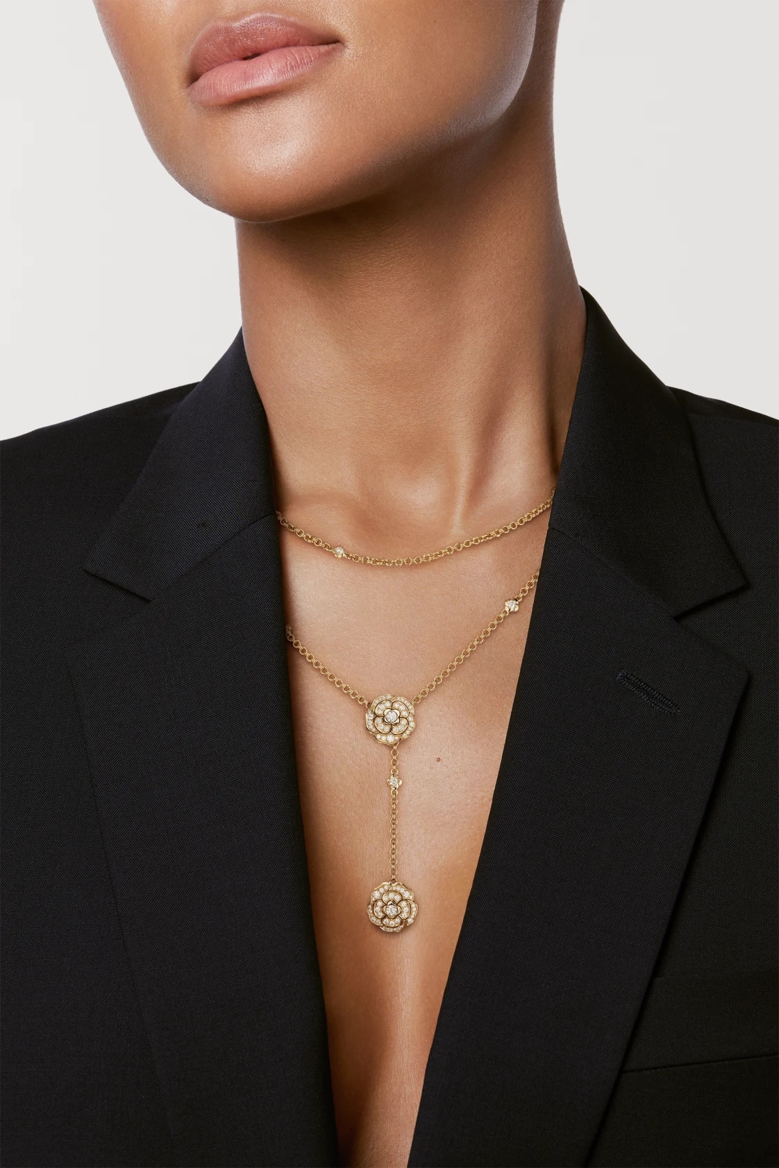 CC Inspired  Les infinis de Camélia necklace - Gorchic - $44.99