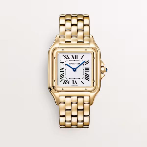 Cartyer Panthère de Cartyer watch, Yellow Gold, Large Model - Gorchic - $120.99