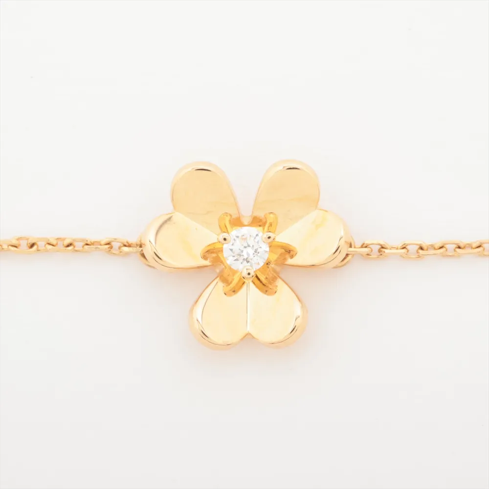 VAC Vinatge Frivole bracelet, Yellow gold, diamonds, Mini model - Gorchic - $48.99