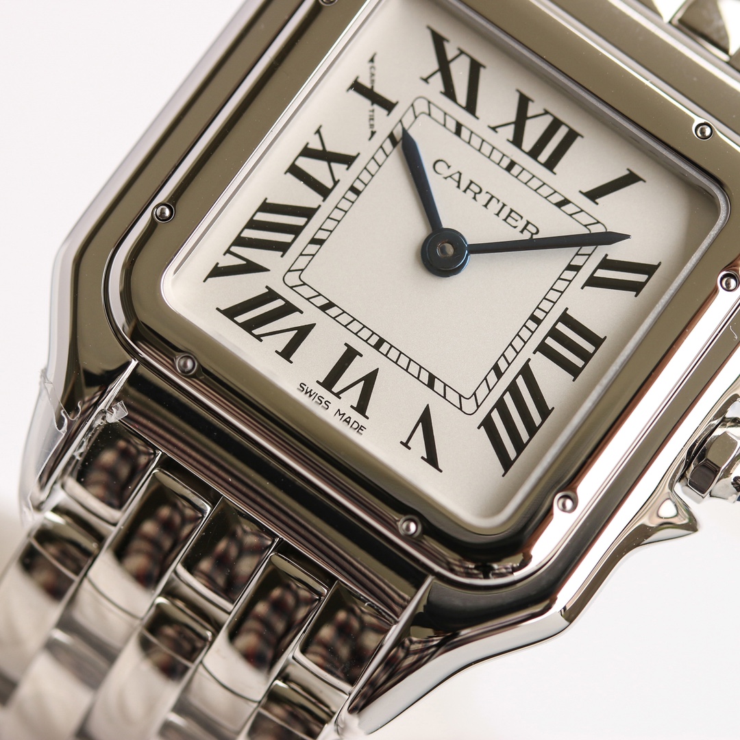 Cartyer Panthère de Cartyer watch, White Gold, Large Model - Gorchic - $120.99