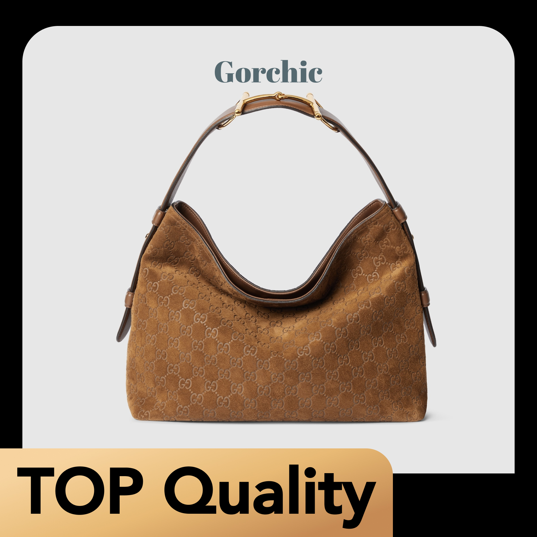 [TOP]Double-G Beatrix Medium Tote Bag - Gorchic - $403.99