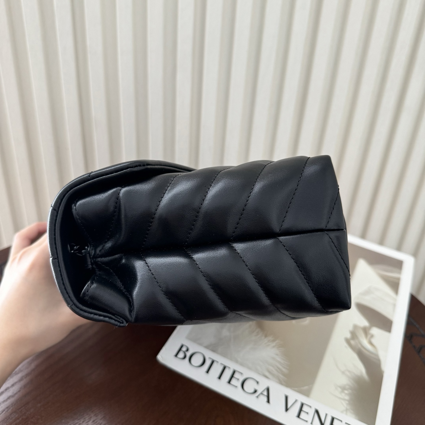 [TOP]Lady Designer Loulou Quilted Leather Shoulder Bag Black - Bag - Gorchic - $366.99