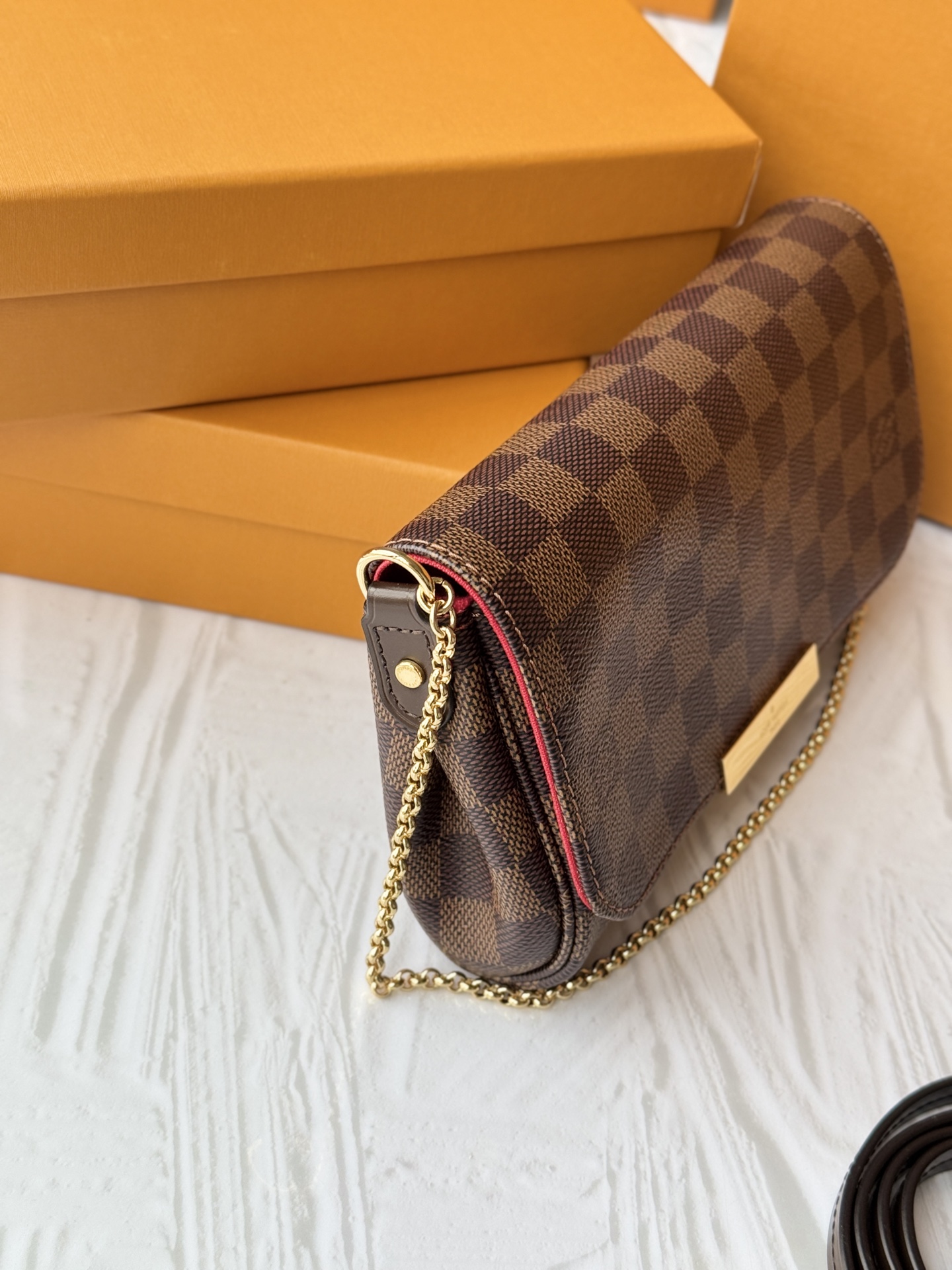 [TOP]Designer Favorite MM Checkerboard Chain Shoulder Bag - Black - Gorchic - $195.99