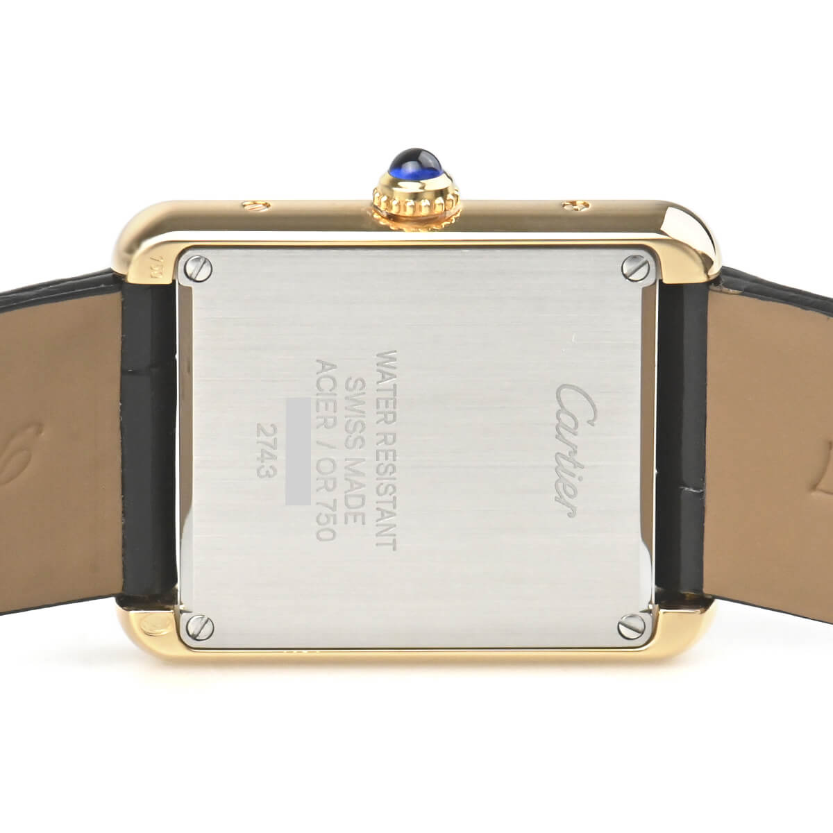 Cartyer Tank Louis Cartyer watch, Yellow Gold, Medium Model - Gorchic - $109.99