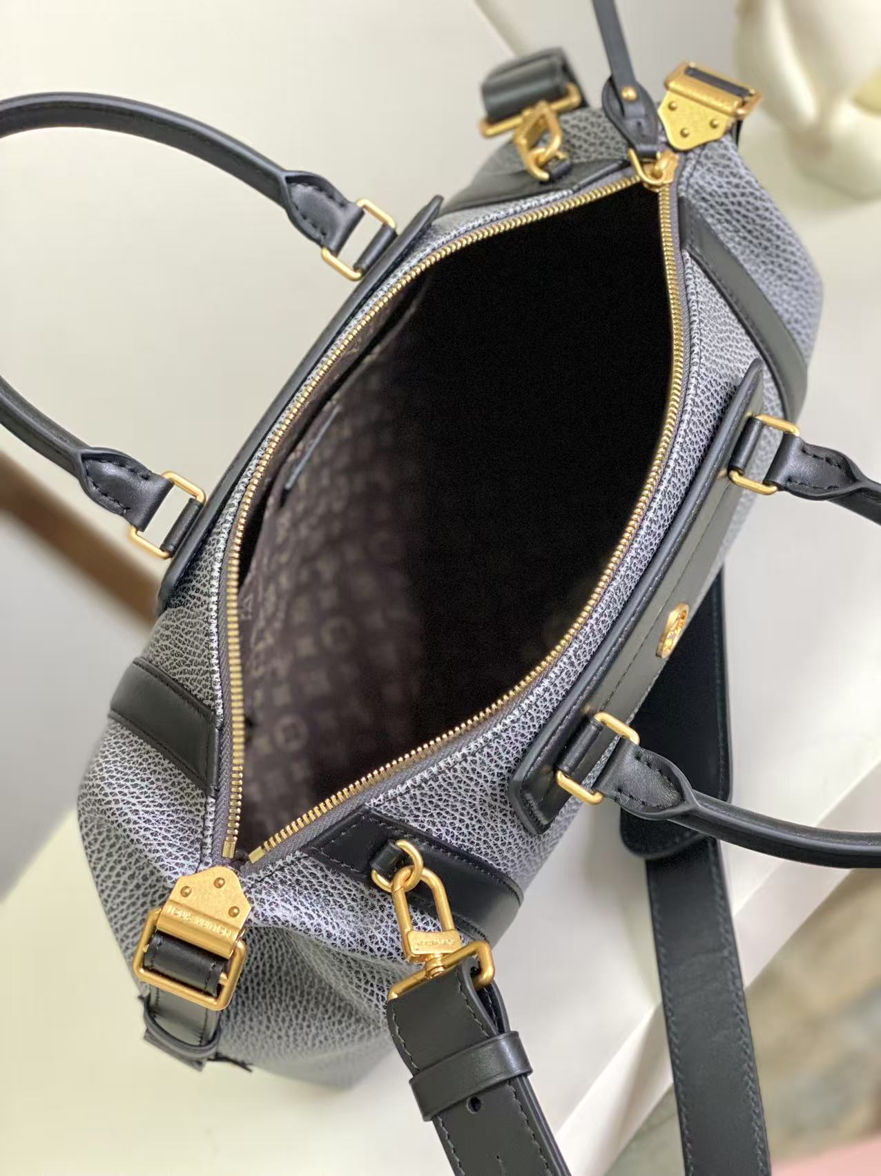 [TOP]Designer Bag Biker MM Bag - Dark Denim - Gorchic - $435.99