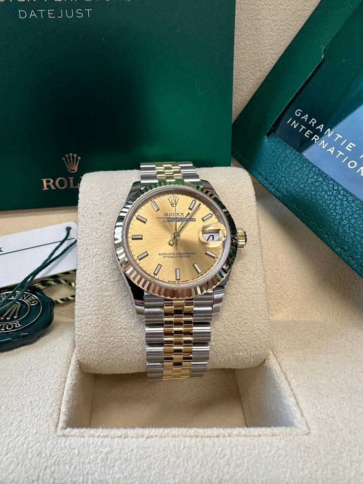 Rolex Datejust Rolex watch, Oystersteel, Yellow Gold, Steel,Classic Size - Gorchic - $130.99