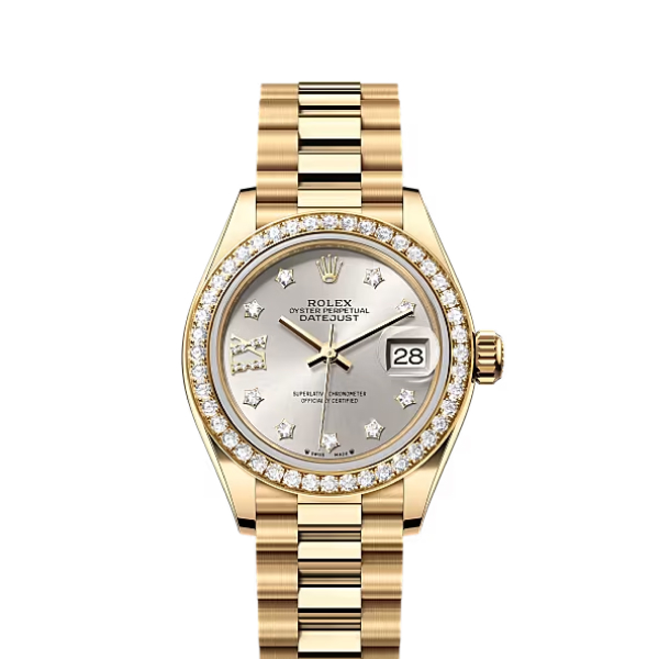 Rolex Datejust Rolex watch, Oystersteel, Yellow Gold, Diamonds, Classic Size - Gorchic - $246.99