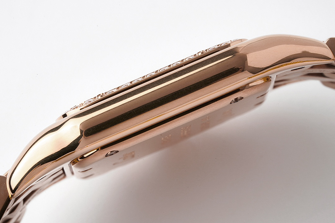 Cartyer Panthère de Cartyer watch, Rose gold, Diamond, Medium Model - Gorchic - $120.99