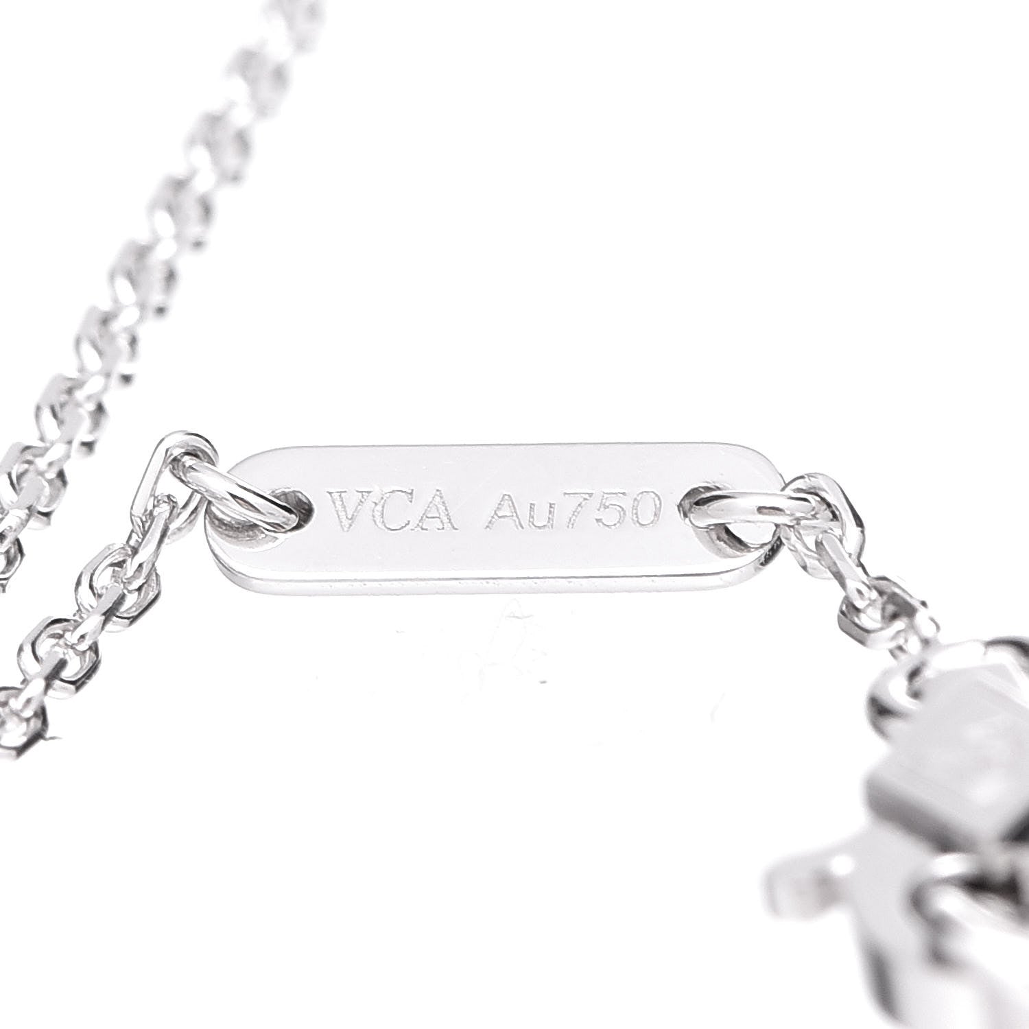 VAC Vinatge Frivole bracelet, White gold, diamonds, Mini model - Gorchic - $48.99