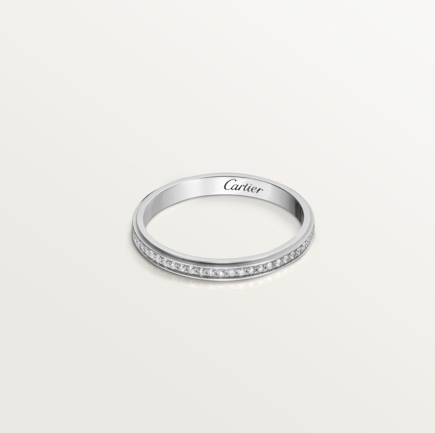 Cartyer d'Amour wedding ring Cartyer ring, White gold, diamonds - Gorchic - $39.99
